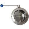 Sanitary Weld Butterfly Valve With Pull Handle