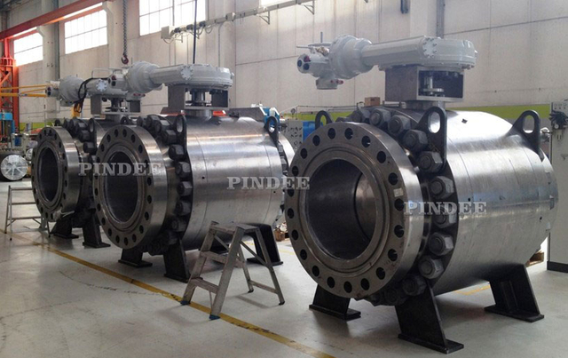  Large Size Forged Steel Trunnion Ball Valve