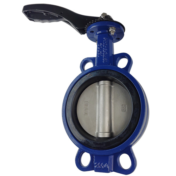 Hard Back Seat Ductile Iron Wafer Butterfly Valve Manufacture by Pindee Valve