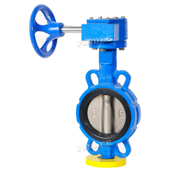 Worm Gear Operated Wafer Butterfly Valve