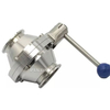 Sanitary Stainless Steel Butterfly Type Ball Valve Tri Clamp