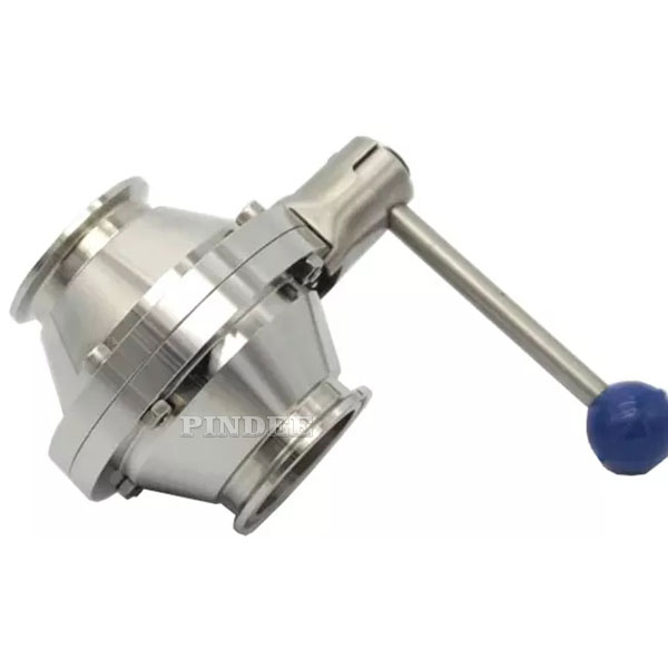Sanitary Stainless Steel Butterfly Type Ball Valve Tri Clamp