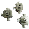 Hygienic Three Way Full Bore Non Retention Ball Valves Encapsulated PTFE Seat