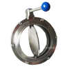Sanitary Weld Butterfly Valve With Pull Handle
