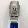 2PC Stainless Steel Ball Valve With Mounting Pad