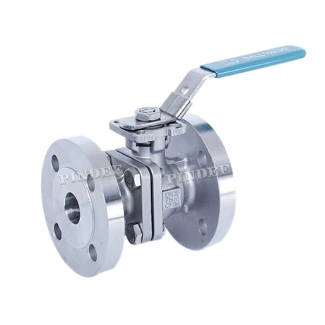 2PC Flanged End Ball Valve With Mounting Pad(ANSI)