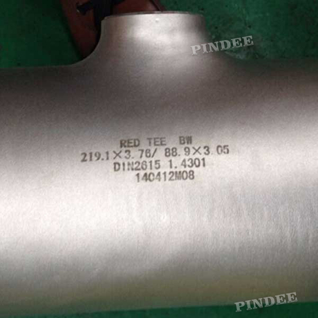 WP317L Stainless Steel Euqal Tee ASME B16.9