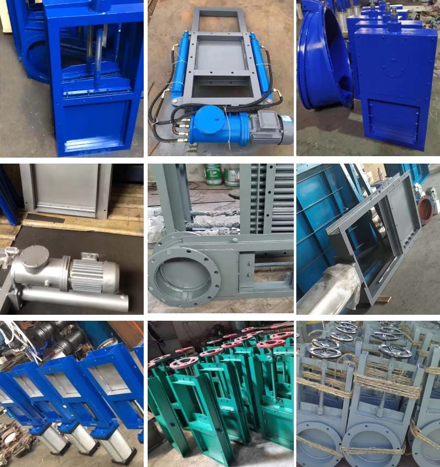 PINDEE VAVLE manufacture Slide Damper Gate Valve-Manual Slide Gate Valve4
