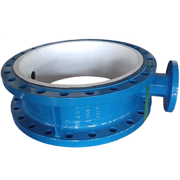 Pindee Valve Manufacture WCB Body PTFE Seated Flanged Butterfly Valve