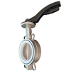 Stainless Steel CF8M PTFE Seat 150LB Wafer Butterfly Valve Manufacture By Pindee Valve