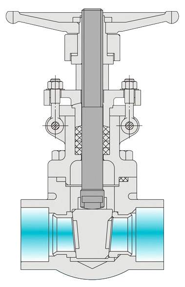 Stainless-steel-threaded-gate-valve-drawing