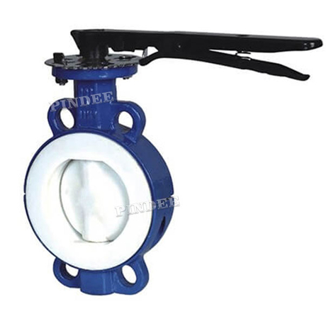 Wafer Lined Fluorine Butterfly Valve