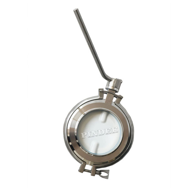Hygienic Welded Powder Tight Butterfly Valves Wafer Tri Clamp connection