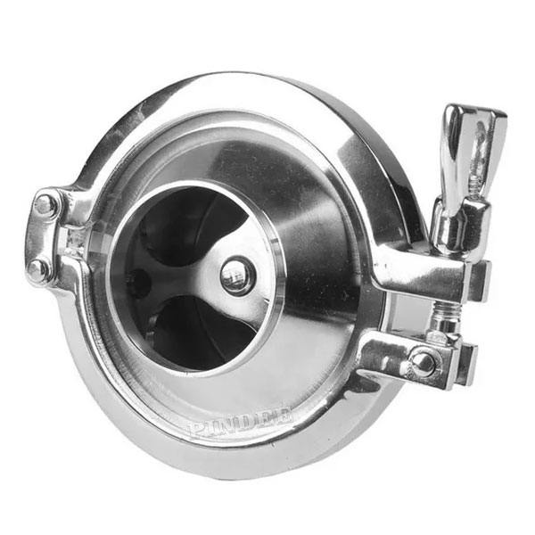 Hygienic Non Return Valve Butt Weld One Way Flow Check Valve