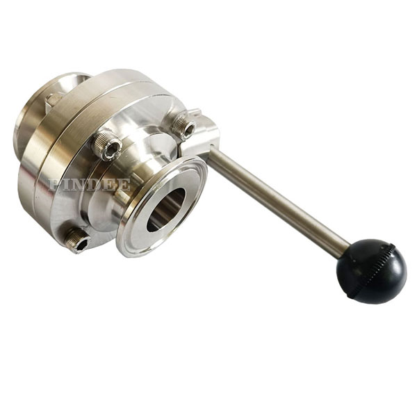 Tri Clamp Sanitary Butterfly Valve With Pull Trigger