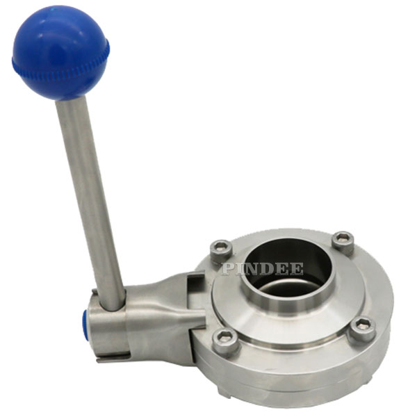 SMS 3A Sanitary Welded Butterfly Valve