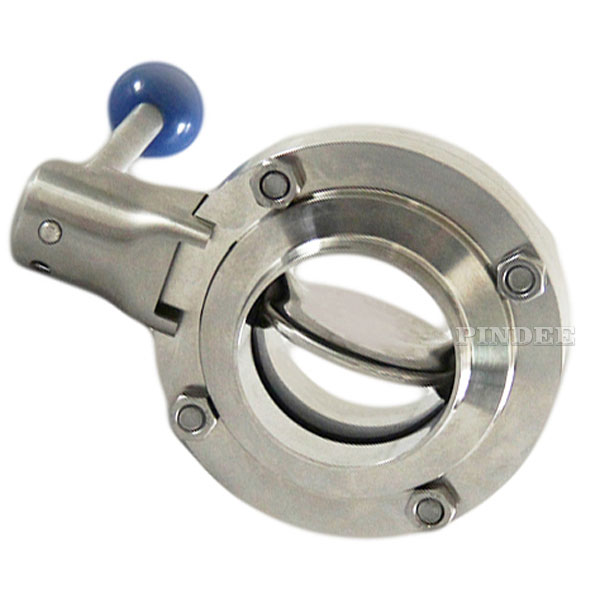 SMS 3A Sanitary Welded Butterfly Valve