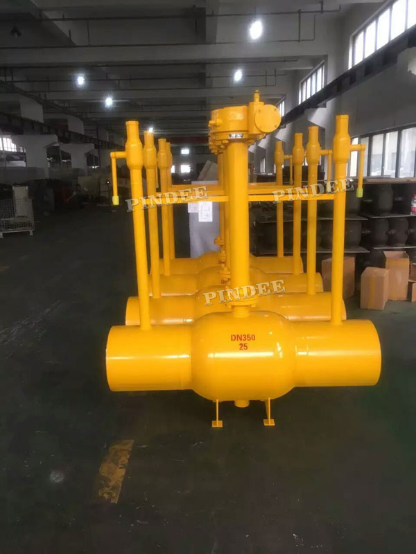 Gas Exhaust Welded Ball Valve