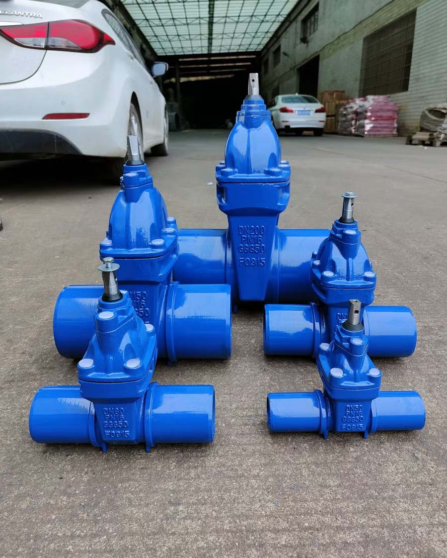 Resilient Seated Gate Valve With Spigot Ends Suitable For PVC Pipe made by PINDEE VALVE6