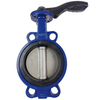 Hard Back Seat Ductile Iron Wafer Butterfly Valve Manufacture by Pindee Valve
