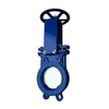 Ductile iron PN10 PN16 wafer Support Knife Gate Valve
