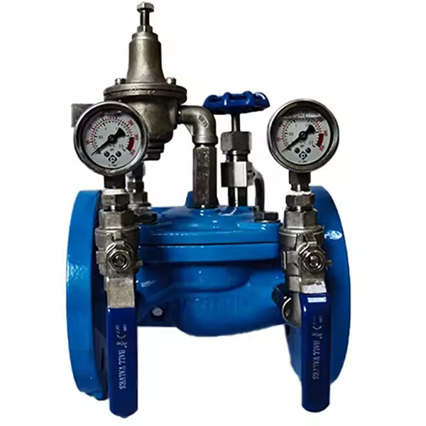 Pressure relief valve fire contro valve flow control valve