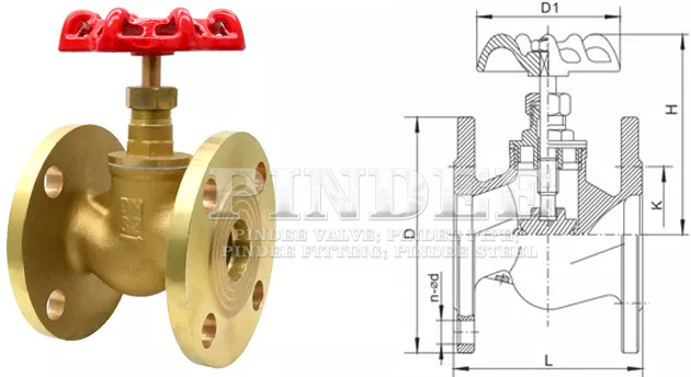 Brass-Globe-Valve-drawing