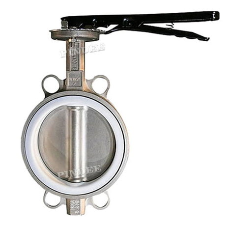 Wafer PTFE Seat Butterfly Valve