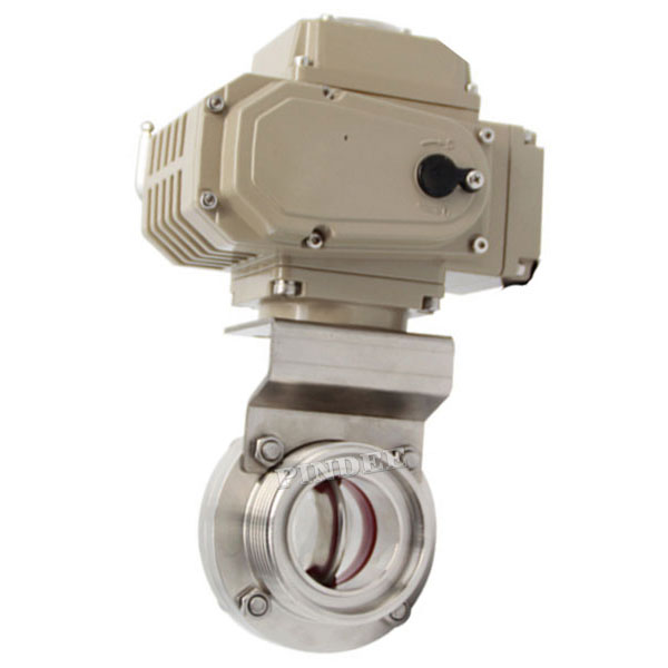 Sanitary Butterfly Valve with Electric Acutator