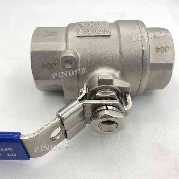 2PC Stainless Steel Ball Valve With Mounting Pad