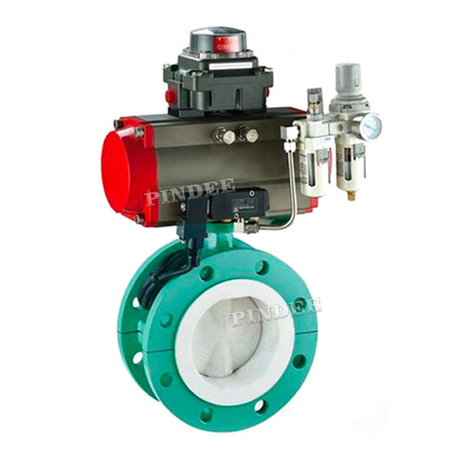 Pneumatic Flanged Butterfly Valve