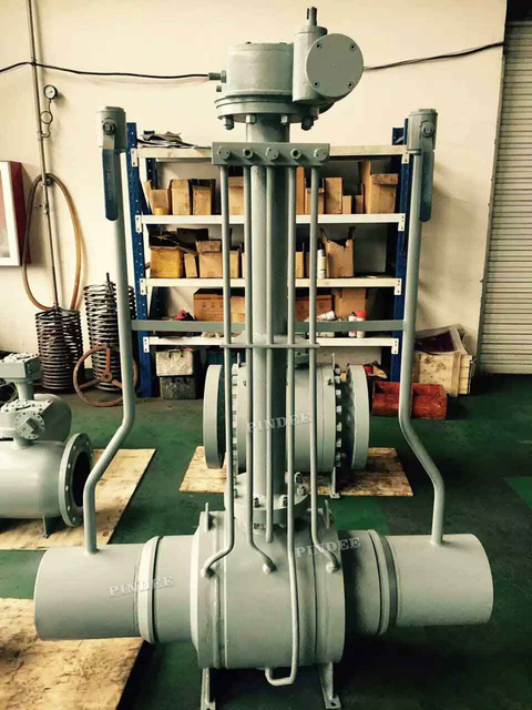 Gas Exhaust Welded Ball Valve