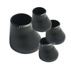 Eccentric Reducer Black Paint Seamless Buttweld Carbon Steel Fittings