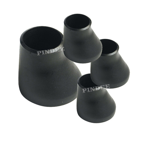 Eccentric Reducer Black Paint Seamless Buttweld Carbon Steel Fittings