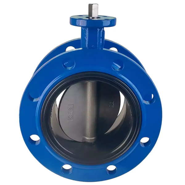 Pindee Valve Manufacture Worm Gear OP Double Flanged Butterfly Valve