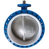 Pindee Valve Manufacture WCB Body PTFE Seated Flanged Butterfly Valve