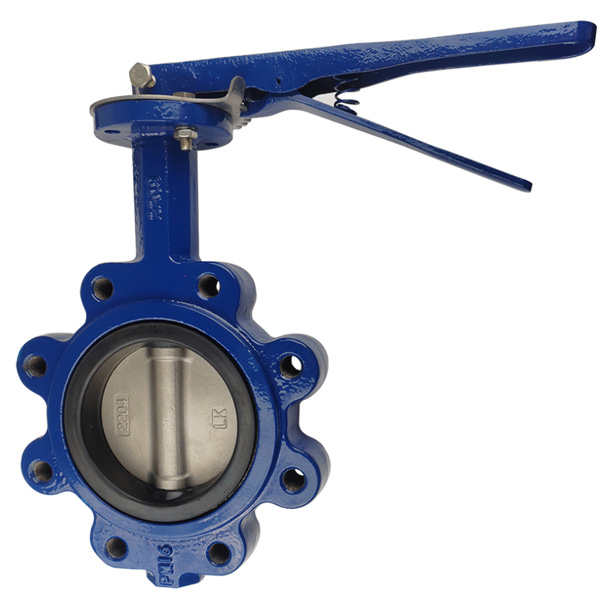 Ductile Iron Bod EPDM Seat Lug style Butterfly Valve Manufacture by Pindee Valve