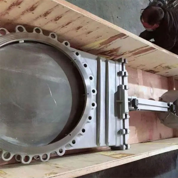 SS DI PN10 PN16 Class150 Flange Knife Gate Valve