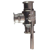 Hygienic Stainless Steel Clamped 3-Way Ball Valve T Port