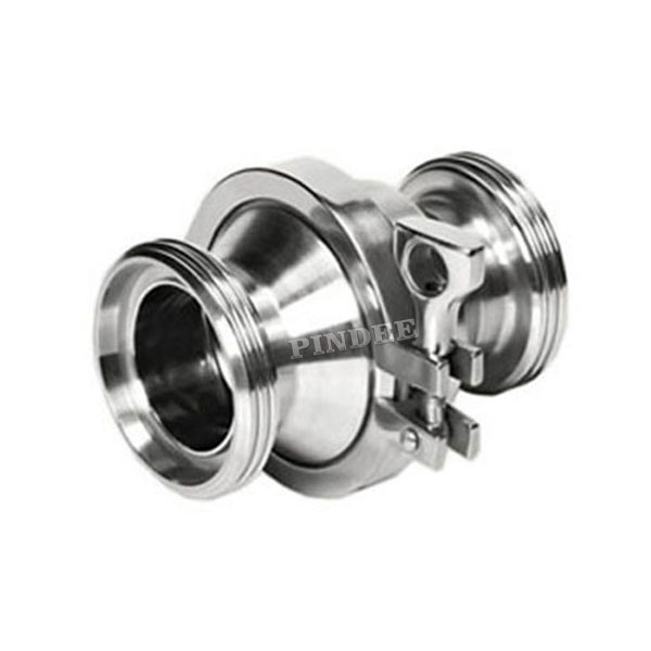 Hygienic Threaded DIN11851 Check Valve with Heavy Duty Clamp