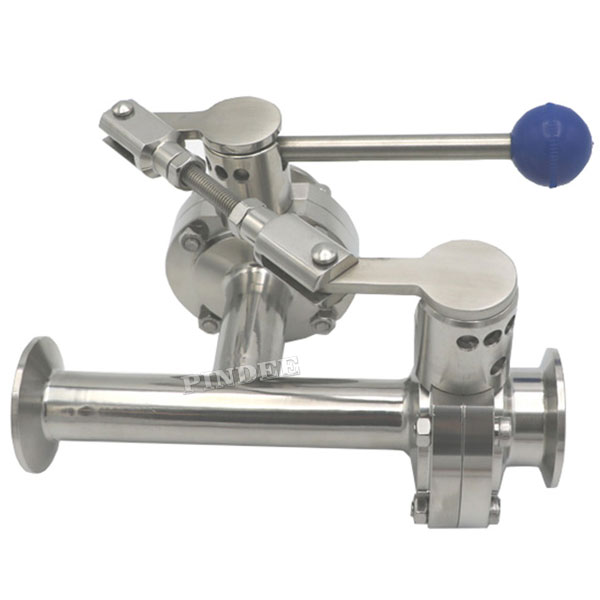 3 Way Butterfly Valves with Linkage Level