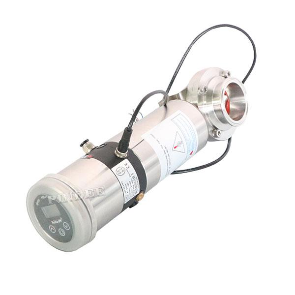 Sanitary Pneumatic Butterfly Valve Actuator With Tri-Clamp Ends