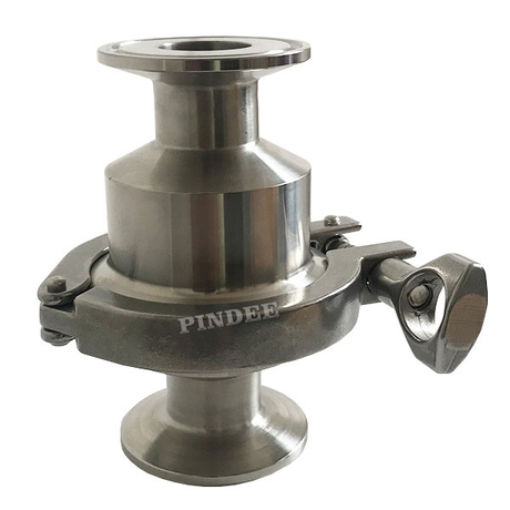 Sanitary Check Valve With Tri-Clamp End