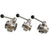 Tri Clamp Sanitary Butterfly Valve With Pull Trigger
