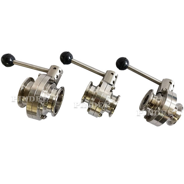 Tri Clamp Sanitary Butterfly Valve With Pull Trigger