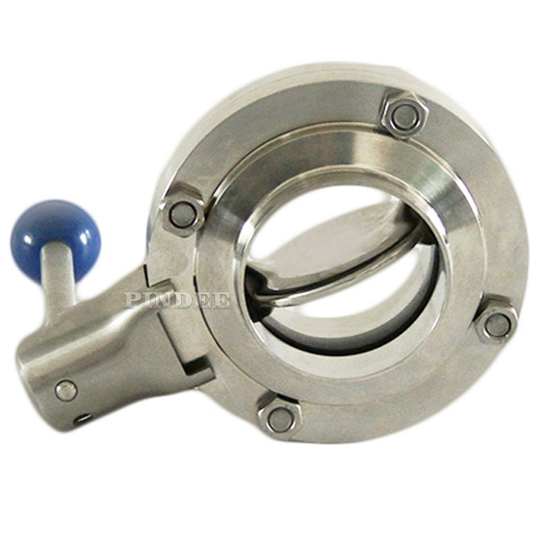 SMS 3A Sanitary Welded Butterfly Valve
