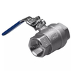 2PC stainless steel ball valve with locking device