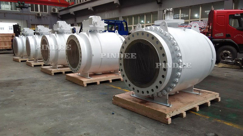  Large Size Forged Steel Trunnion Ball Valve