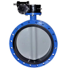 Pindee Valve Manufacture Worm Gear OP Double Flanged Butterfly Valve
