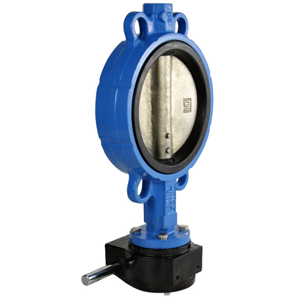 Ducitle Iron Wafer Butterfly Valve with Worm Gear Manufacture by Pindee Valve